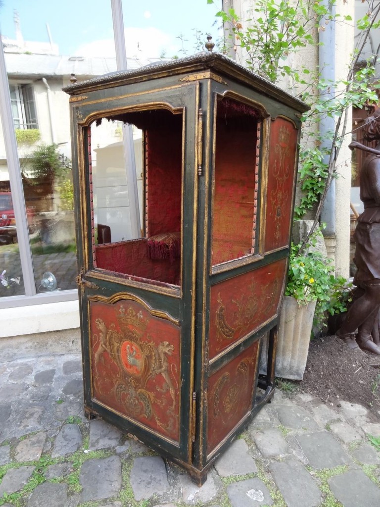 Chaise à porteurs d’époque Louis XIV