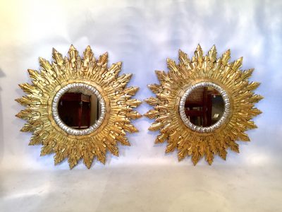 Paire de miroir soleil.