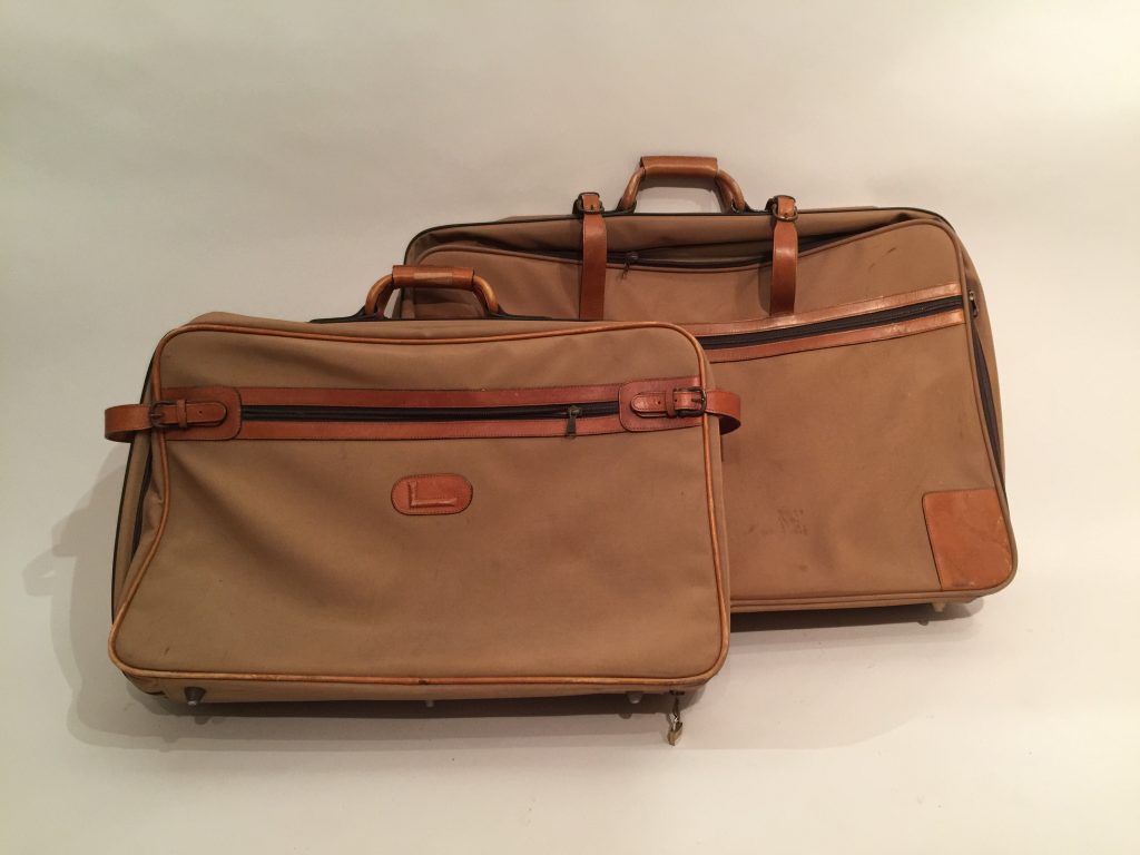 Deux sacs- valises de la marque LANCEL.