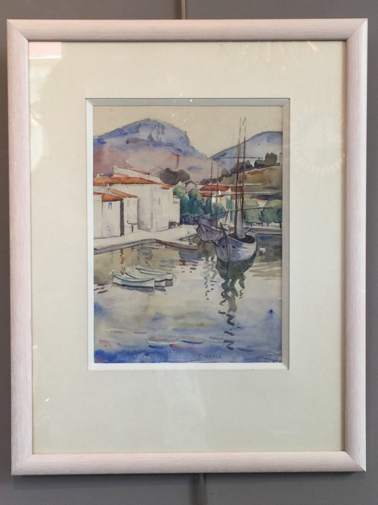 Aquarelle du peintre Othon-Friesz.