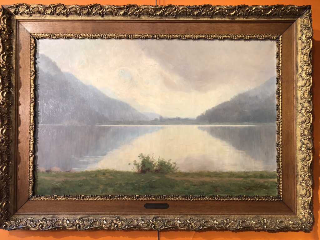 Tableau d’une des vues du lac de Gerardmer.