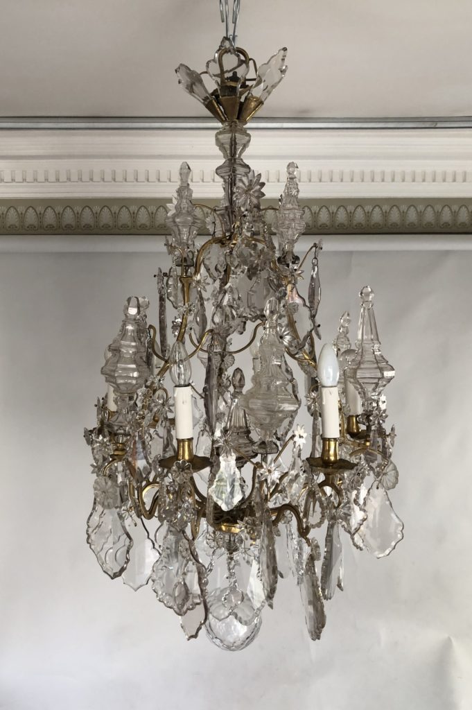 Lustre cage d’époque Louis XV.