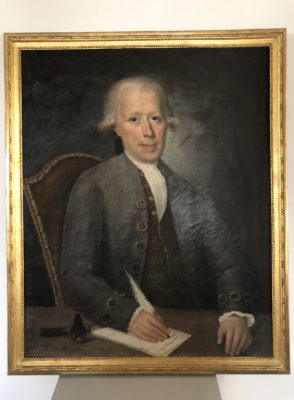 Portrait d’un homme du XVIII éme siècle.
