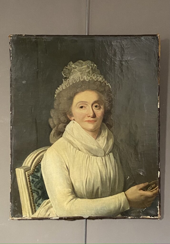 Portrait de femme, d’époque Louis XVI, XVIII ème siècle.