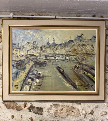 Tableau de Paris, signé Georges Berger, XX ème siècle.650€.