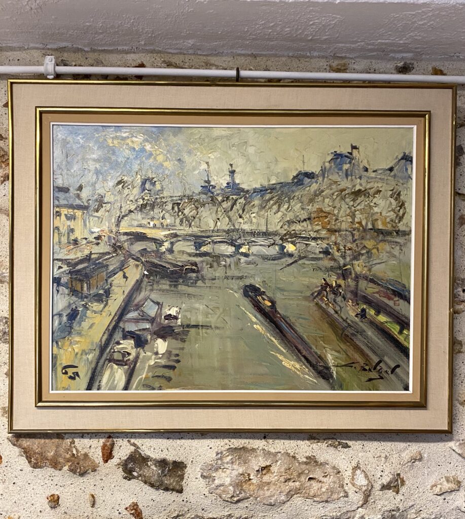 Tableau de Paris, signé Georges Berger, XX ème siècle.