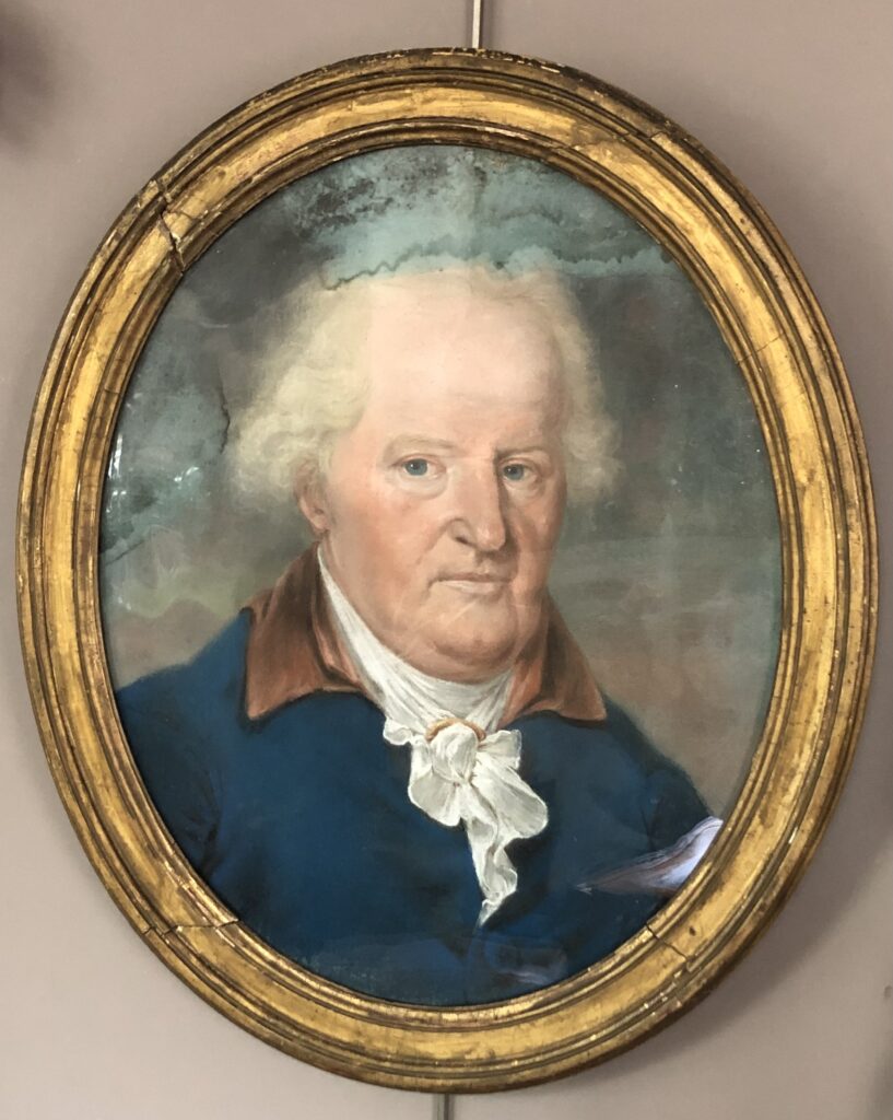 Portrait d’homme d’époque XVIII ème siècle. 580€.