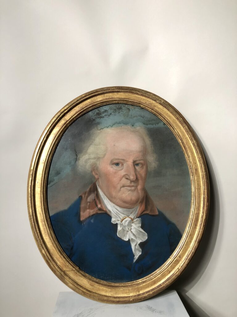 Portrait d’homme d’époque XVIII ème siècle. 500€.