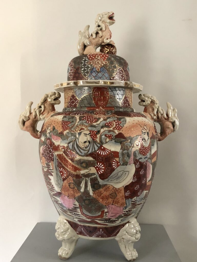 Vase japonais de la fin du XIX ème siècle.